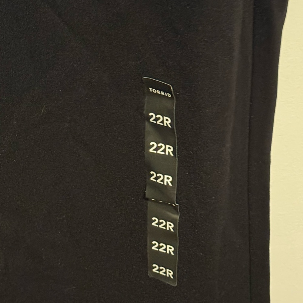 Studio By Torrid Black Ponte Regular Trousers - Picture 4 of 10
